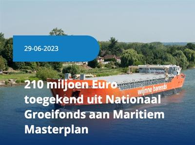 210 miljoen voor Maritiem Masterplan